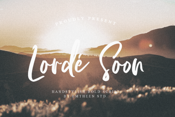 Lorde Soon Font