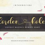 Lorden Holen Font Poster 1