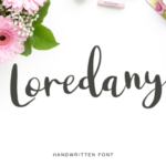 Loredany Font Poster 1