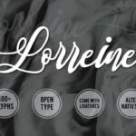 Lorreine Font Poster 1