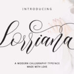 Lorriana Font Poster 1