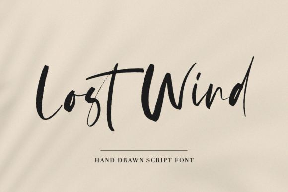 Lost Wind Font Poster 1