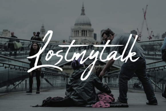 Lostmytalk Font