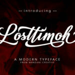 Losttimoh Font Poster 1