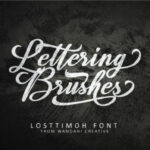 Losttimoh Font Poster 4