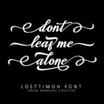 Losttimoh Font Poster 7