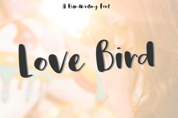 Love Bird Font Poster 1