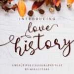 Love History Font Poster 1