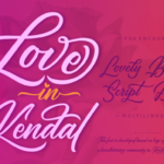 Love in Kendal Font Poster 1