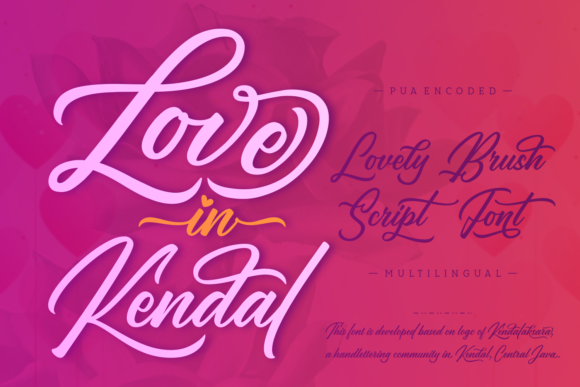 Love in Kendal Font Poster 1