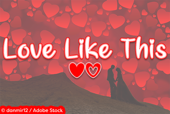 Love Like This Font Poster 1