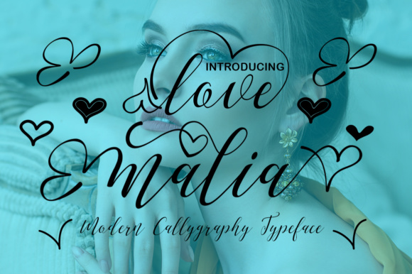 Love Malia Font Poster 1