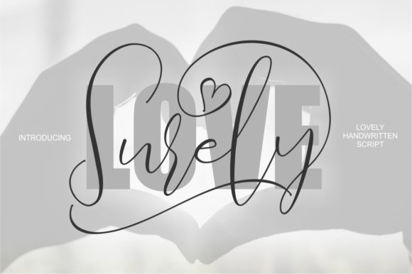 Love Surely Font Poster 1