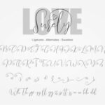 Love Surely Font Poster 5