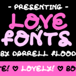 Love the Fonts Font Poster 1