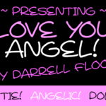 Love You Angel Font Poster 1