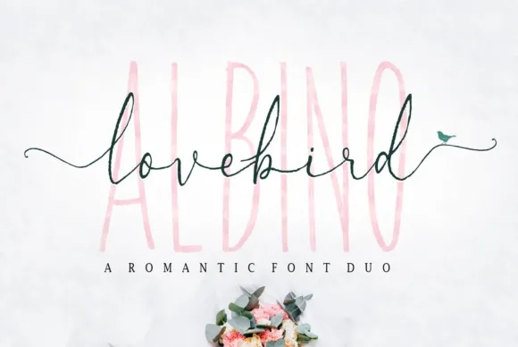 Lovebird Font Lovebird Font Poster 1