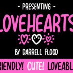 Lovehearts Font Poster 1