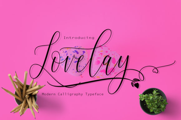 Lovelay Font Poster 1