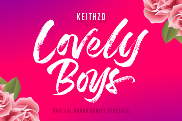 Lovely Boys Font Poster 1