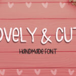 Lovely & Cute Font Poster 1