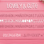 Lovely & Cute Font Poster 4