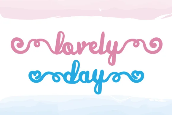 Lovely Day Font Poster 1
