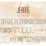 Lovely Jeanne Duo Font Poster 7