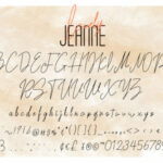 Lovely Jeanne Duo Font Poster 9
