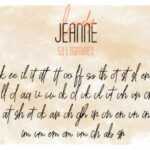 Lovely Jeanne Duo Font Poster 10