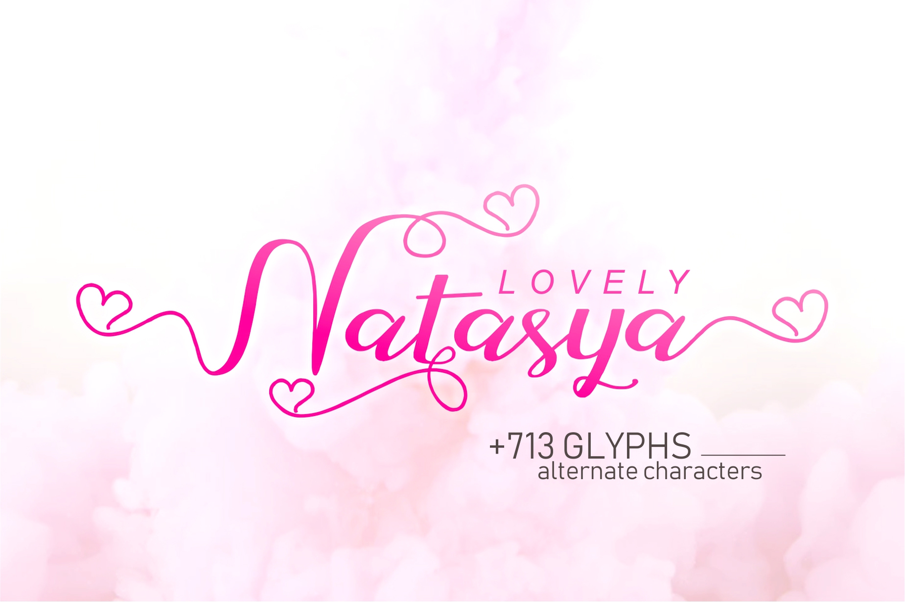 Lovely Natasya Font Poster 1