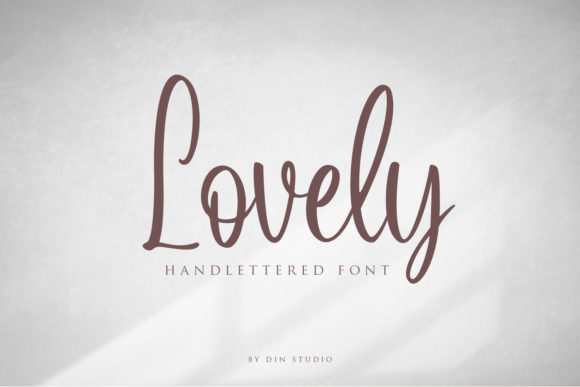 Lovely Script Font Poster 1