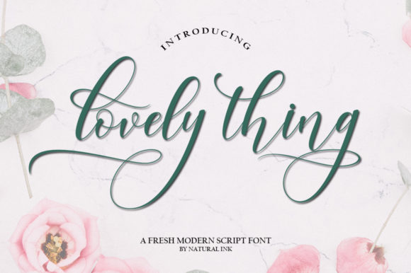 Lovely Thing Font Poster 1