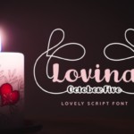 Lovina October Five Font Poster 1