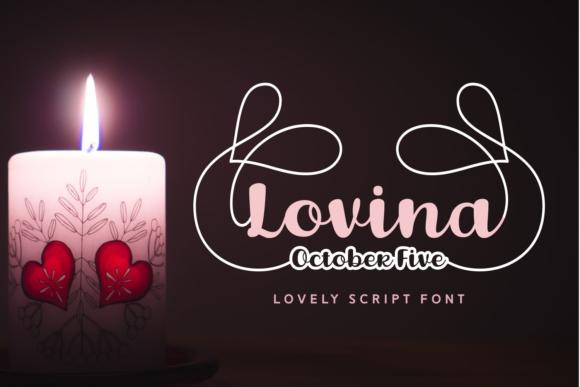 Lovina October Five Font Poster 1