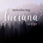 Luciana Script 2 Font Poster 1