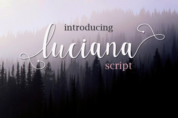 Luciana Script 2 Font Poster 1