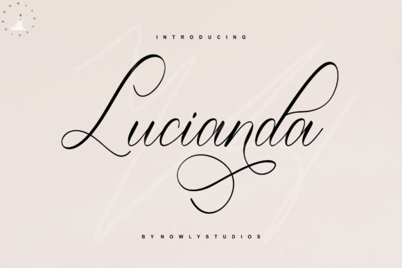 Lucianda Script Font Poster 1