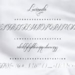 Lucianda Script Font Poster 6
