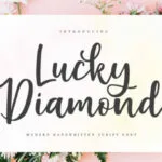Lucky Diamond Font Poster 1