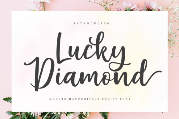 Lucky Diamond Font Poster 1