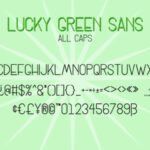 Lucky Green Duo Font Poster 5