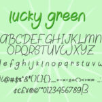 Lucky Green Duo Font Poster 6