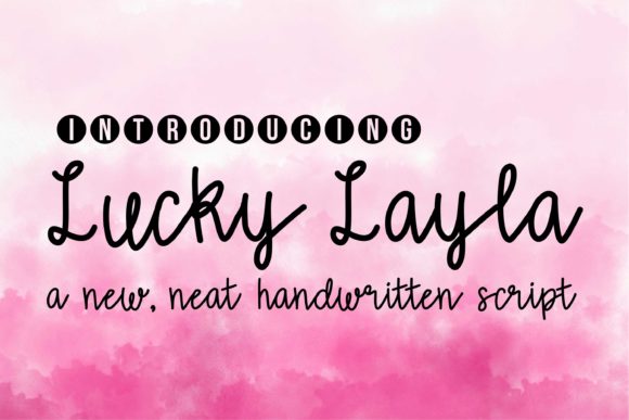 Lucky Layla Font Poster 1