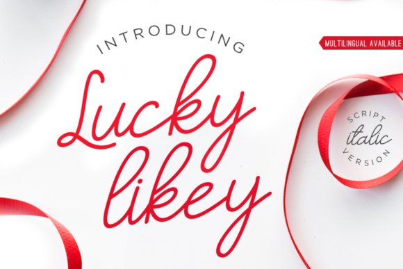 Lucky Likey Script Font Poster 1