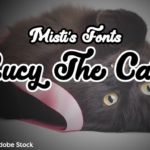 Lucy the Cat Font Poster 1