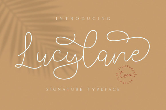 Lucylane Font Poster 1