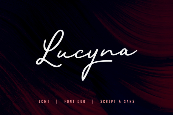 Lucyna Font Poster 1