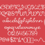 Luftballoons Font Poster 2