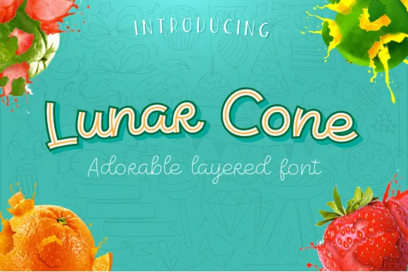 Lunar Cone Font Lunar Cone Font Poster 1